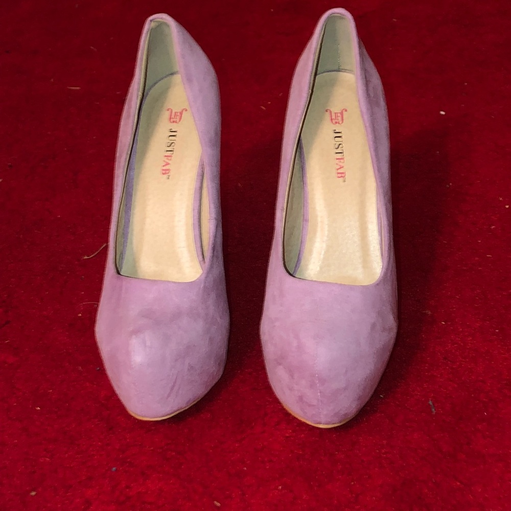 Pink Suede 6” Heels